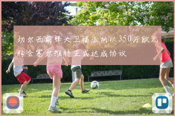 切尔西前锋大卫福法纳以350万欧元转会塞尔维特正式达成协议